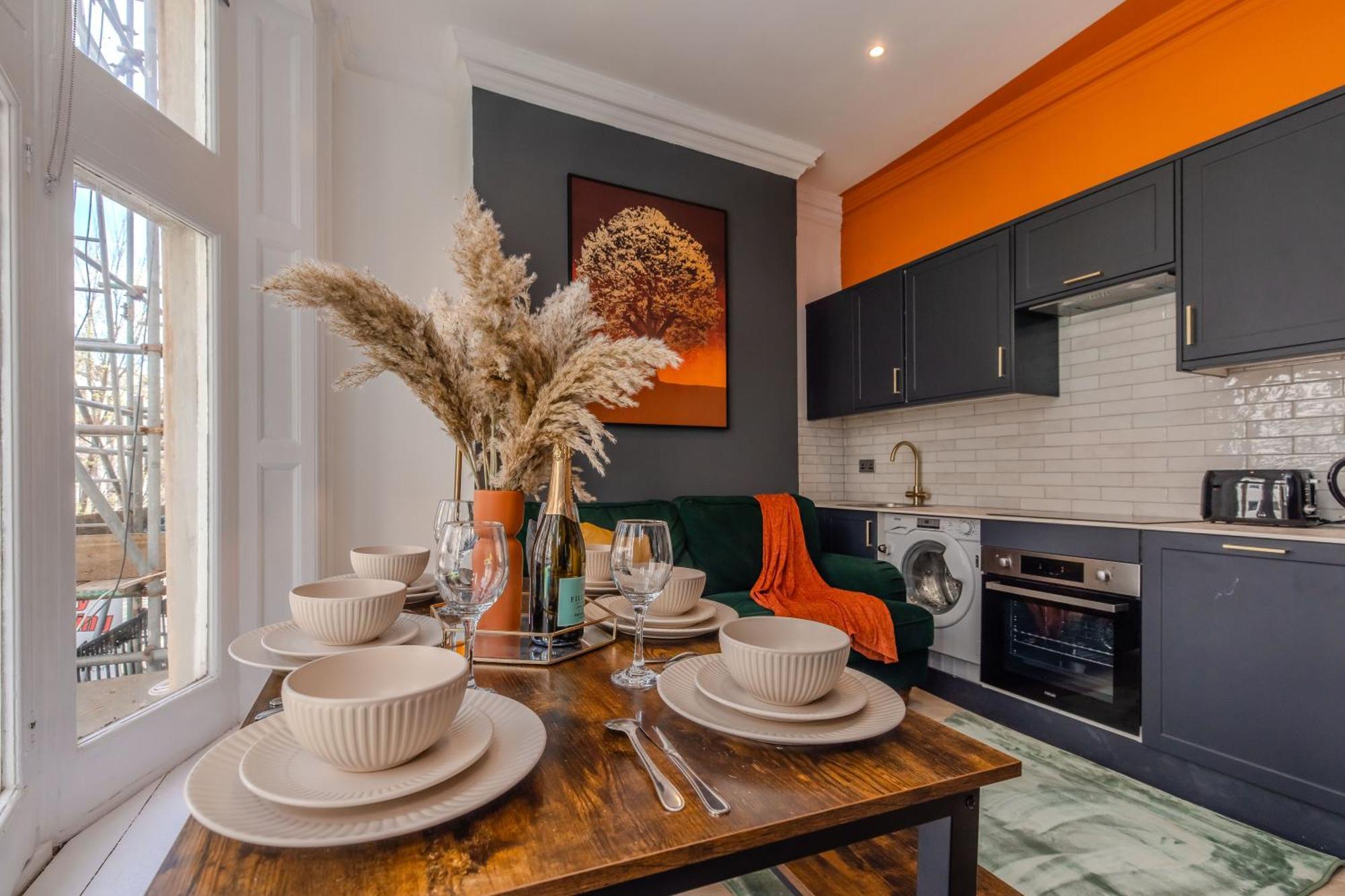 2 Bedroom Flat Next To Brighton Station & Beach I Sleep 8 Guests Zewnętrze zdjęcie